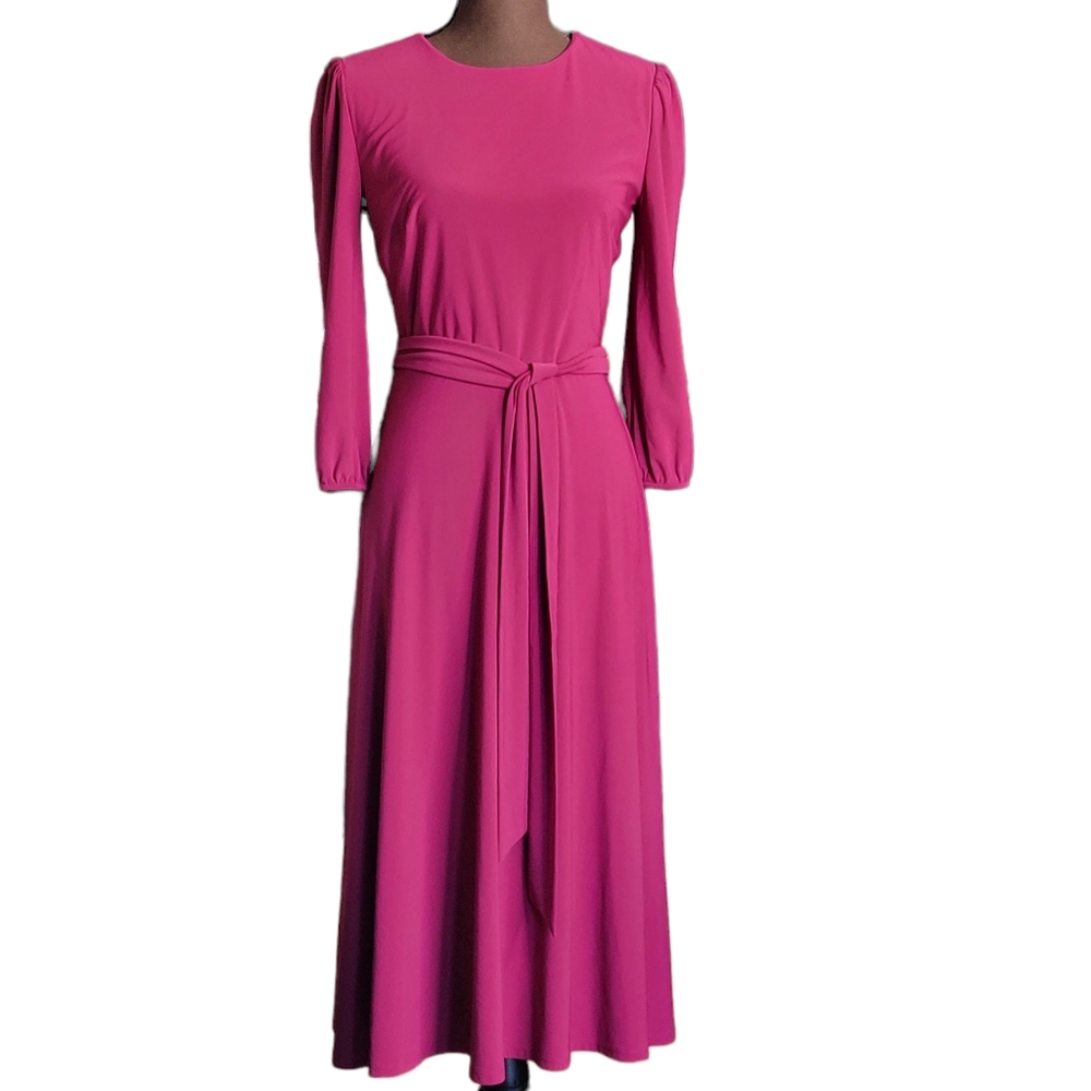 Lauren Ralph Lauren Womens New Dress Size 4 Very Berry